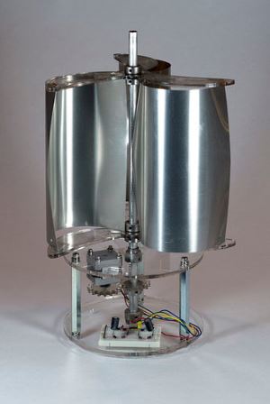 The fully assembled wind lantern