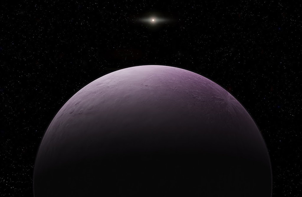 Artist's impression of the world nicknamed Farout
