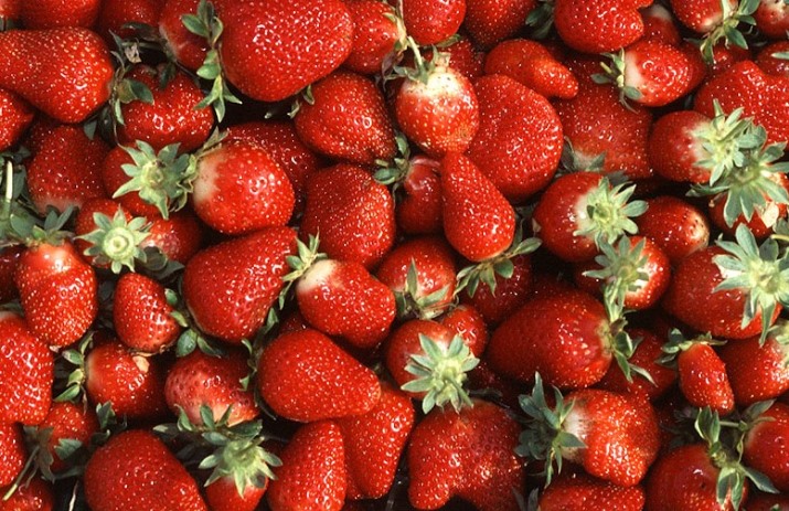 Red strawberries