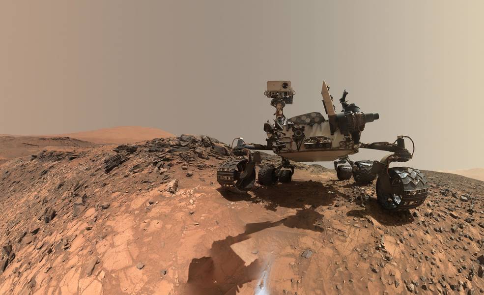 The Curiosity Mars rover