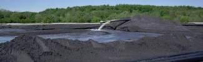 coal-ash storage pond