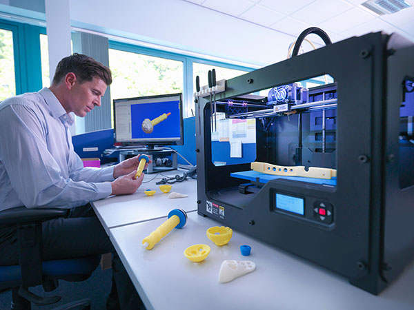 3D printer and printed orthopedic parts
