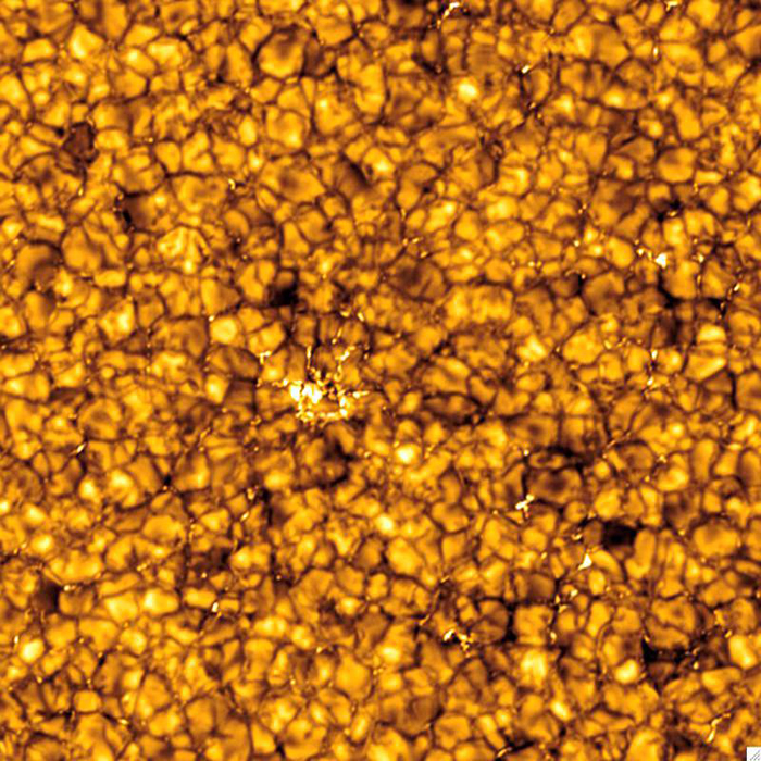 Close-up of granulation on the Sun.