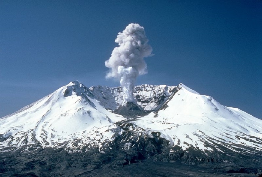 This is a photo of Mount St. Helens